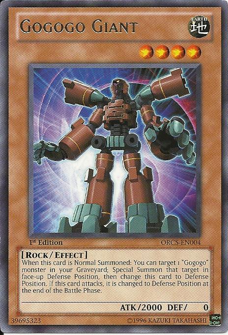 Gogogo Giant - ORCS-EN004 - Rare - 1st Edition available at 401 Games Canada