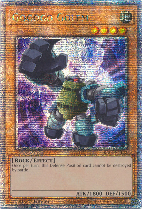 Gogogo Golem - RA04-EN152 - Quarter Century Secret Rare - 1st Edition