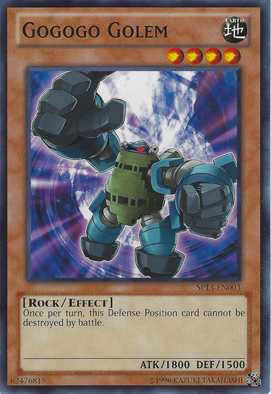 Gogogo Golem - SP13-EN003 - Starfoil Rare - Unlimited available at 401 Games Canada