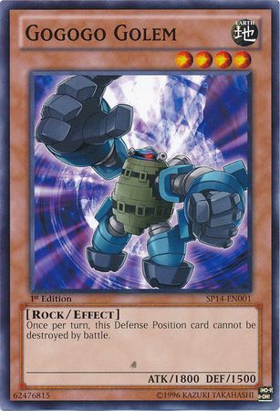 Gogogo Golem - SP14-EN001 - Starfoil Rare - 1st Edition available at 401 Games Canada