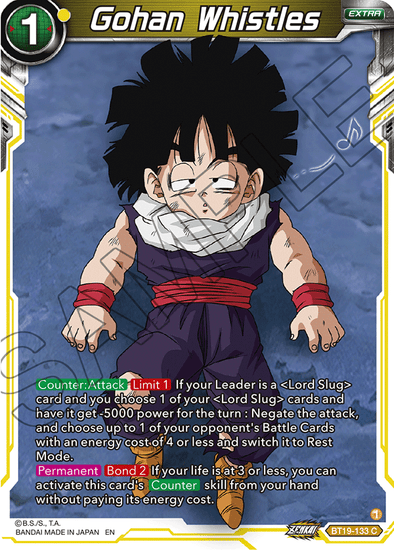 Gohan Whistles - BT19-133 - Common available at 401 Games Canada