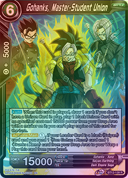 Gohanks, Master-Student Union - BT12-139 - Rare (FOIL) available at 401 Games Canada