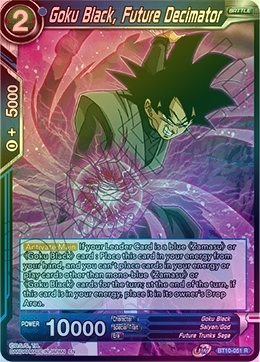 Goku Black, Future Decimator - BT10-051 - Rare (FOIL) available at 401 Games Canada