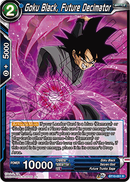 Goku Black, Future Decimator - BT10-051 - Rare available at 401 Games Canada