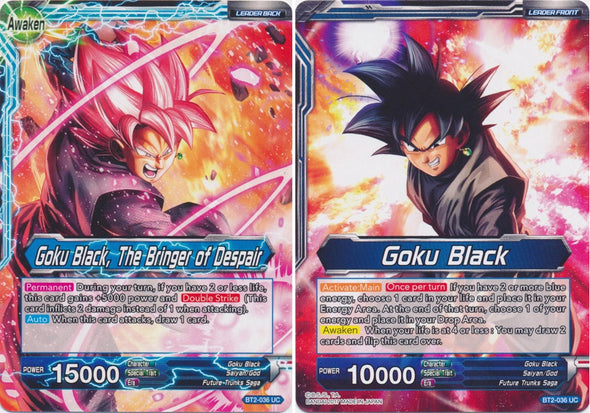 Goku Black // Goku Black, The Bringer of Despair - BT2-036 - Uncommon available at 401 Games Canada