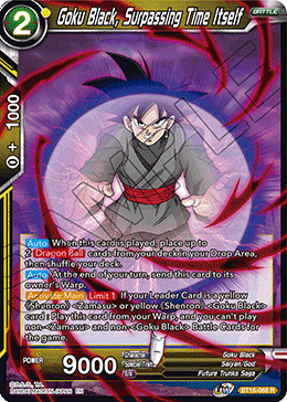 Goku Black, Surpassing Time Itself - BT16-088 - Rare (Foil) available at 401 Games Canada