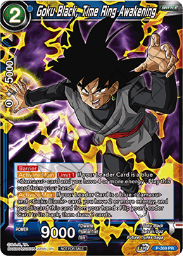 Goku Black, Time Ring Awakening - P-369 - Promo available at 401 Games Canada