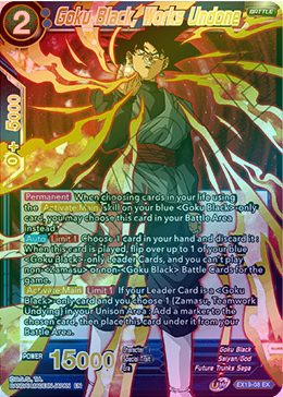 Goku Black, Works Undone - EX19-08 - Expansion Rare (Foil) available at 401 Games Canada