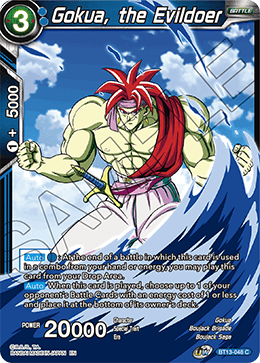 Gokua, the Evildoer - BT13-048 - Common available at 401 Games Canada