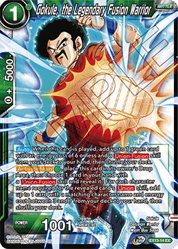 Gokule, the Legendary Fusion Warrior - EX13-14 - Expansion Rare available at 401 Games Canada