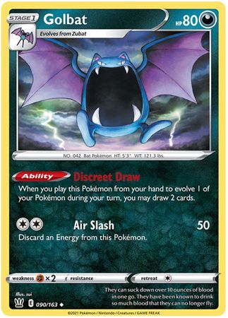 Golbat - 090/163 - Uncommon available at 401 Games Canada