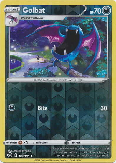 Golbat - 104/195 - Uncommon - Reverse Holo available at 401 Games Canada