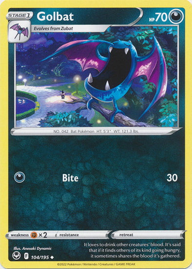 Golbat - 104/195 - Uncommon available at 401 Games Canada