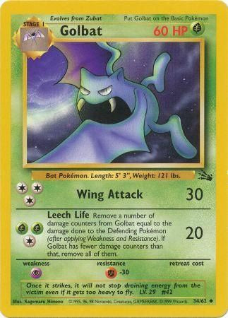 Golbat - 34/62 - Uncommon - Unlimited available at 401 Games Canada