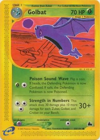 Golbat - 60/144 - Common available at 401 Games Canada