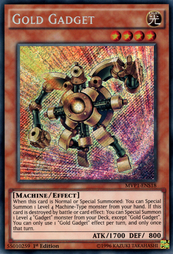 Gold Gadget - MVP1-ENS18 - Secret Rare - 1st Edition available at 401 Games Canada