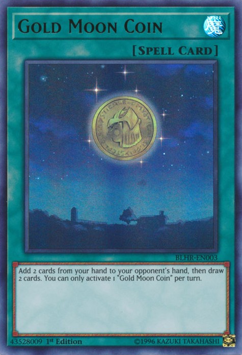 Gold Moon Coin - BLHR-EN003 - Ultra Rare - 1st Edition available at 401 Games Canada