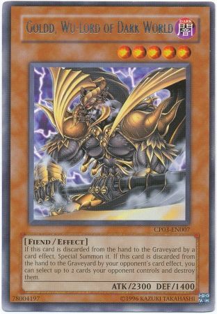 Goldd, Wu-Lord of Dark World - CP03-EN007 - Rare available at 401 Games Canada