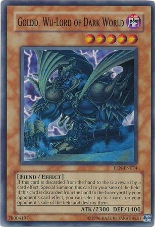 Goldd, Wu-Lord of Dark World - EEN-EN024 - Super Rare - Unlimited available at 401 Games Canada