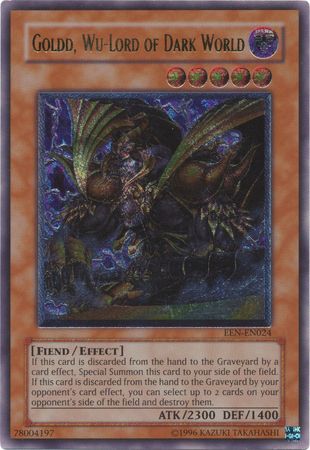 Goldd, Wu-Lord of Dark World - EEN-EN024 - Ultimate Rare - Unlimited available at 401 Games Canada