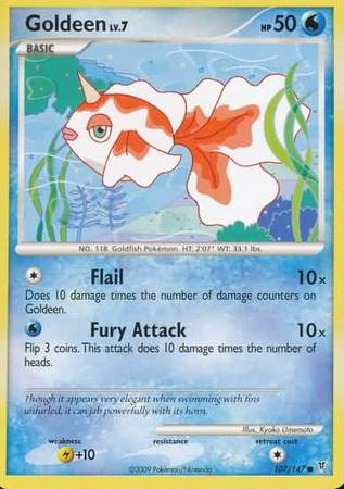 Goldeen - 107/147 - Common available at 401 Games Canada