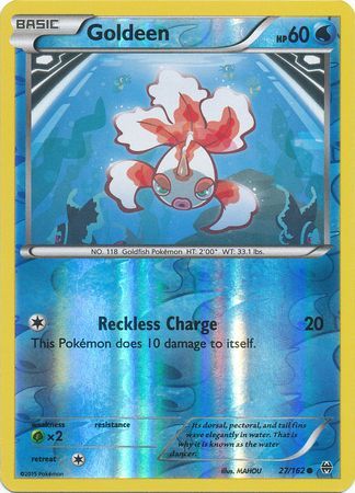 Goldeen - 27/162 - Common - Reverse Holo available at 401 Games Canada