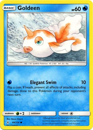 Goldeen - 48/214 - Common available at 401 Games Canada