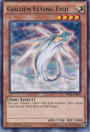 Golden Flying Fish (Shatterfoil) - BP03-EN040 - Shatterfoil Rare - 1st Edition available at 401 Games Canada