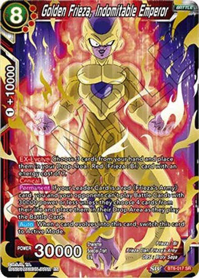 Golden Frieza, Indomitable Emperor - BT6-017 - Super Rare available at 401 Games Canada