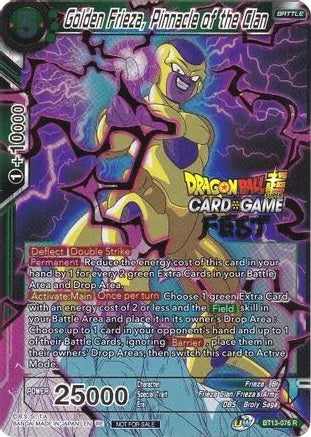 Golden Frieza, Pinnacle of the Clan - BT13-076 - Rare (Card Game Fest 2022) available at 401 Games Canada