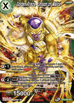 Golden Frieza, Unison of Malice - BT10-063 - Super Rare (Reprint) available at 401 Games Canada