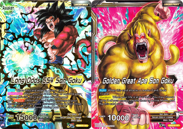 Golden Great Ape Son Goku // Long Odds SS4 Son Goku - SD5-01 - Starter Rare available at 401 Games Canada