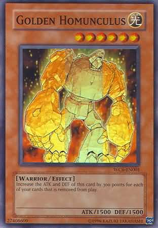 Golden Homunculus - WC6-EN001 - Super Rare available at 401 Games Canada