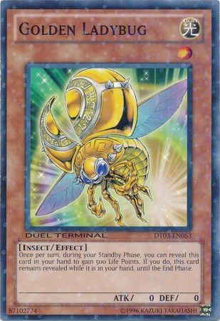 Golden Ladybug - DT03-EN053 - Normal Parallel Rare available at 401 Games Canada