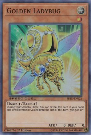 Golden Ladybug - SBTK-EN022 - Super Rare - 1st Edition available at 401 Games Canada