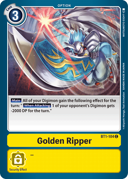 Golden Ripper - BT1-104 - Common available at 401 Games Canada