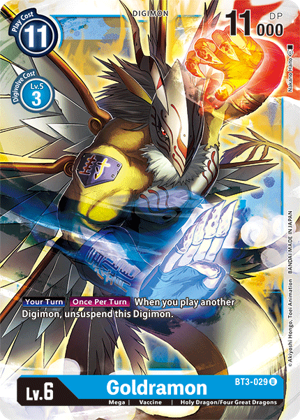 Goldramon - BT3-029 - Uncommon available at 401 Games Canada