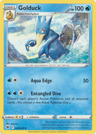 Golduck - 029/189 - Uncommon available at 401 Games Canada