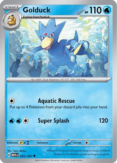 Golduck - 055/165 - Uncommon available at 401 Games Canada