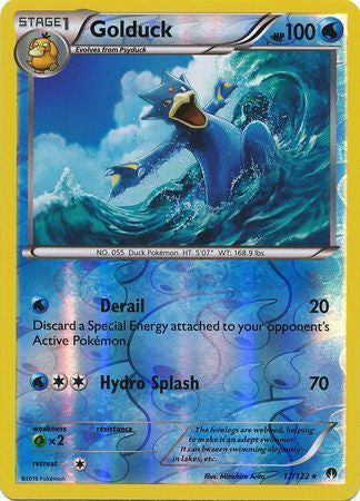 Golduck - 17/122 - Rare - Reverse Holo available at 401 Games Canada