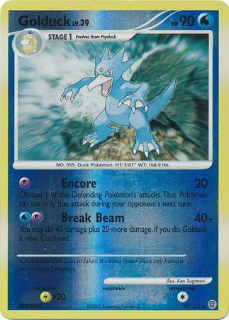 Golduck - 28/132 - Rare - Reverse Holo available at 401 Games Canada