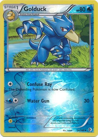 Golduck - 34/149 - Uncommon - Reverse Holo available at 401 Games Canada