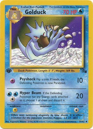 Golduck - 35/62 - Uncommon - 1st Edition available at 401 Games Canada