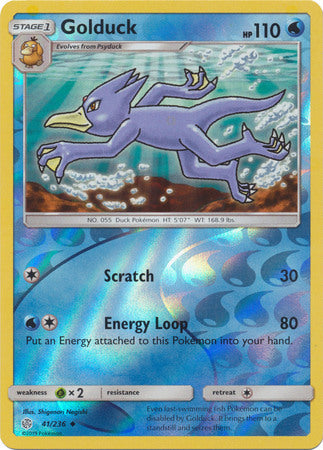 Golduck - 41/236 - Uncommon - Reverse Holo available at 401 Games Canada