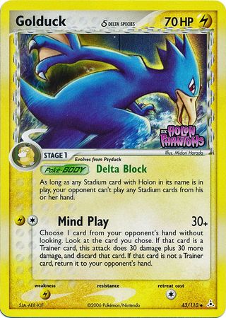 Golduck - 43/110 - Uncommon - Reverse Holo available at 401 Games Canada