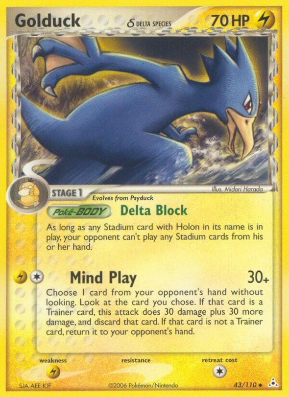 Golduck - 43/110 - Uncommon available at 401 Games Canada