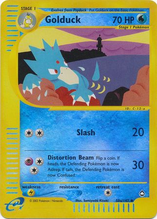 Golduck - 50a/147 - Uncommon - Reverse Holo available at 401 Games Canada