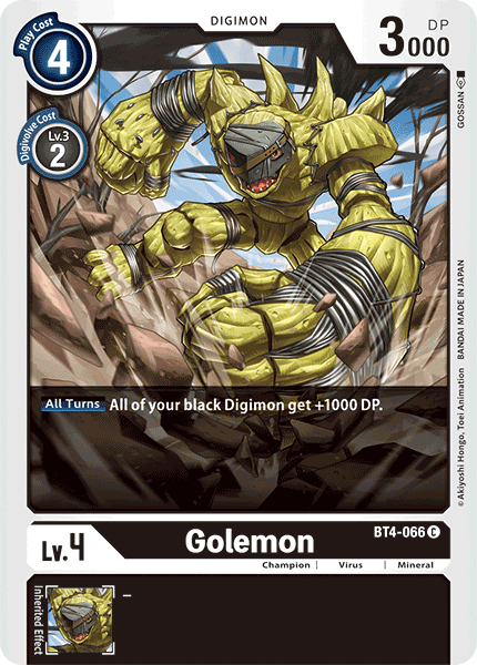 Golemon - BT4-066 - Common available at 401 Games Canada