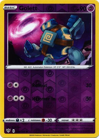 Golett - 076/189 - Common - Reverse Holo available at 401 Games Canada