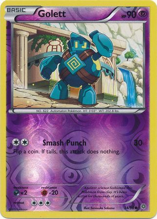 Golett - 34/98 - Common - Reverse Holo available at 401 Games Canada